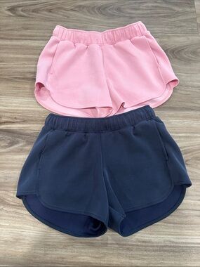 all in motion Girls' Pink & Navy Athletic Shorts size 14